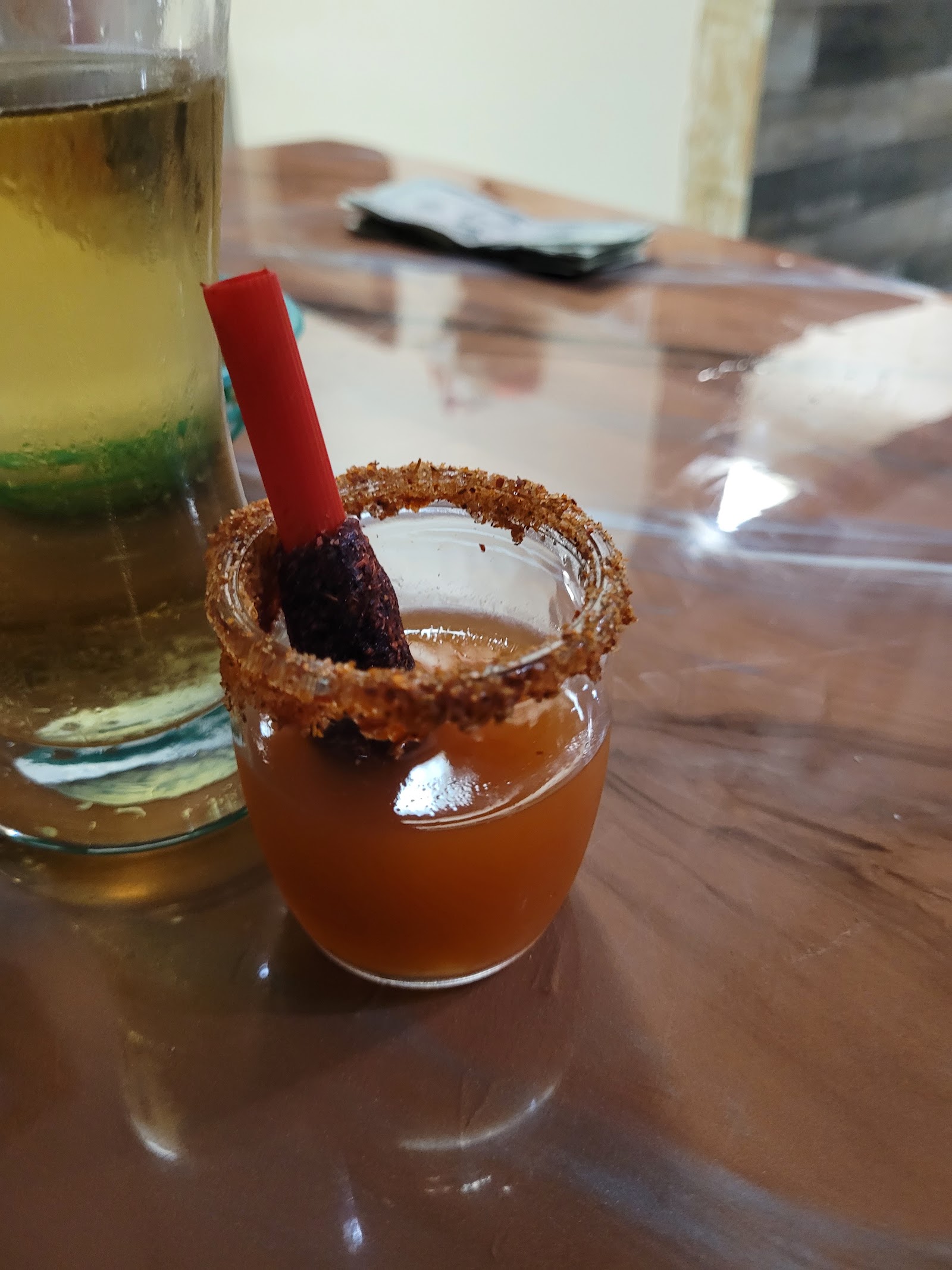 Margarita and Tex-Mex plate at Centinela